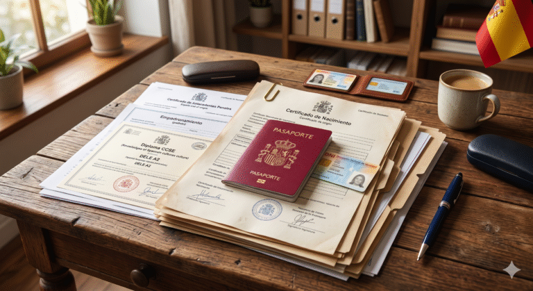 Confira a lista de documentos para nacionalidade espanhola em 2026 e saiba tudo o que é necessário para garantir a sua cidadania.