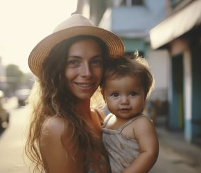 mae-de-tiro-medio-segurando-bebe-fofo